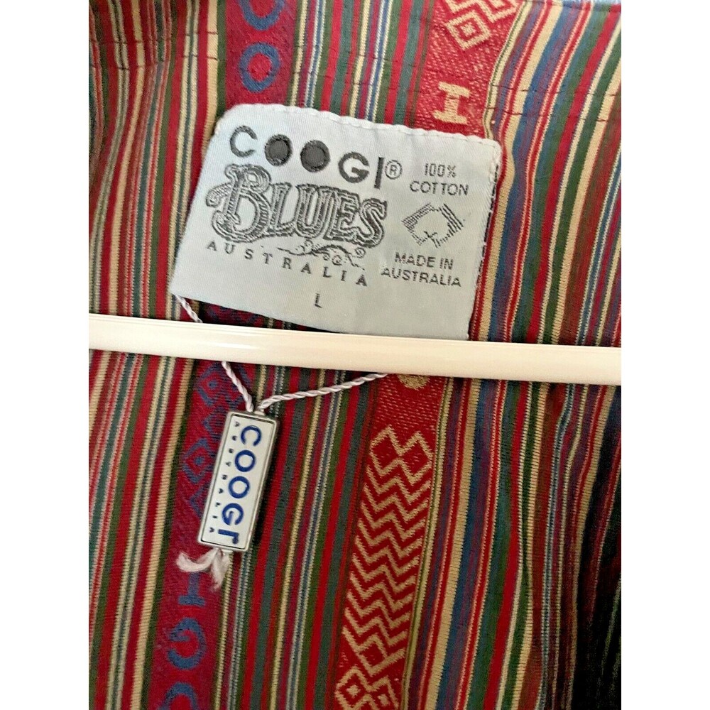 COOGI Blues Australia Authentic Knit Sweater Vest Blue Men's L Heavyweight NWT - Picture 5 of 7